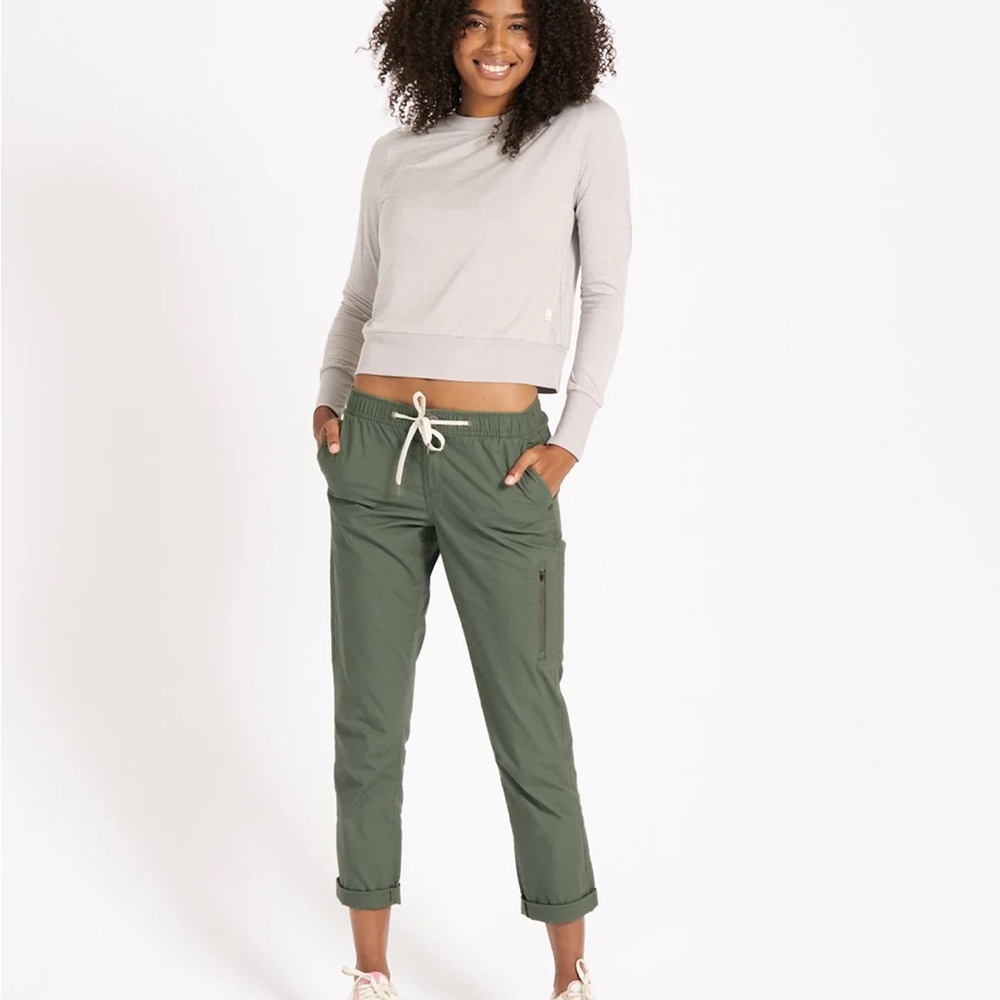 Vuori Green Ripstop Pants